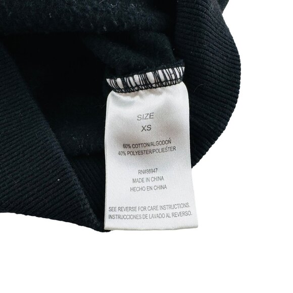 Aaliyah Unlimited Power Sweatshirt XS Black Graphic Hoodie - Picture 4 of 5